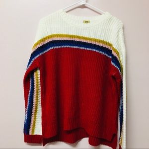 True Craft Colorful Knit Sweater